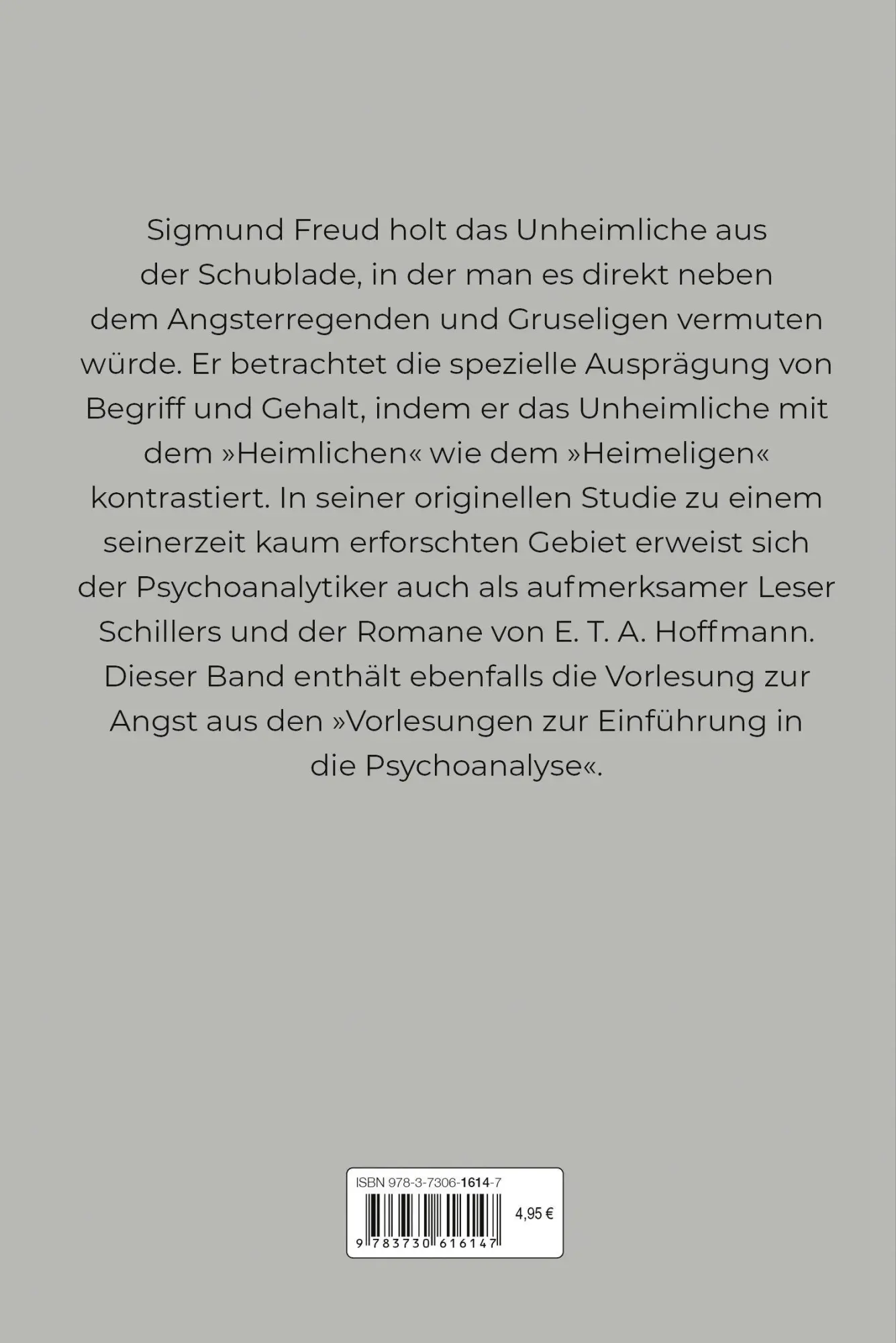 Bild: 9783730616147 | Das Unheimliche | Sigmund Freud | Buch | 80 S. | Deutsch | 2026