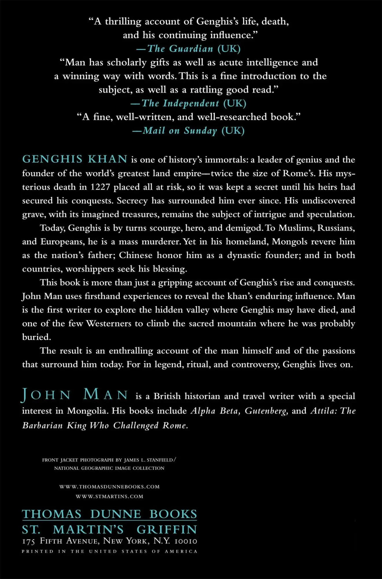 Rückseite: 9780312366247 | Genghis Khan | Life, Death, and Resurrection | John Man | Taschenbuch