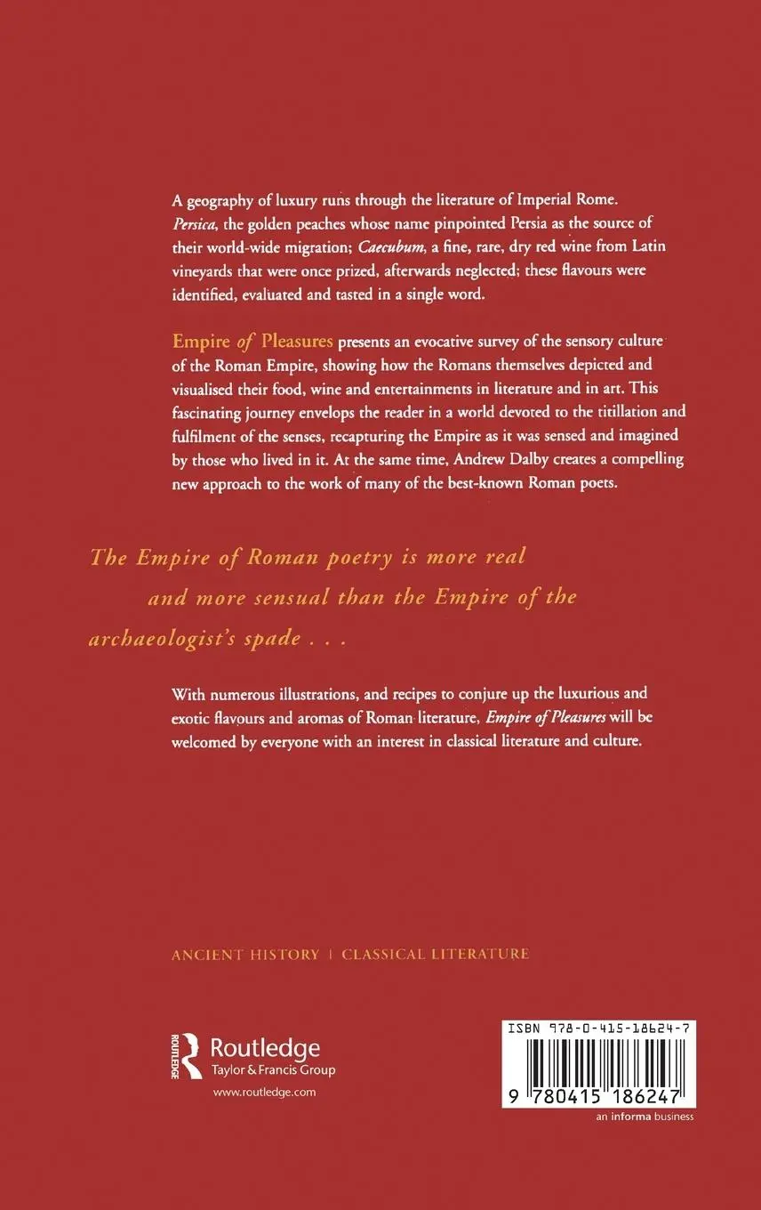 Rückseite: 9780415186247 | Empire of Pleasures | Andrew Dalby | Buch | Englisch | 2000
