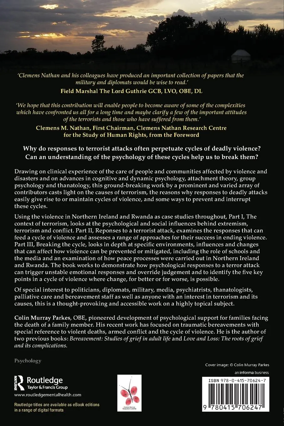 Rückseite: 9780415706247 | Responses to Terrorism | Colin Murray Parkes | Taschenbuch | Englisch