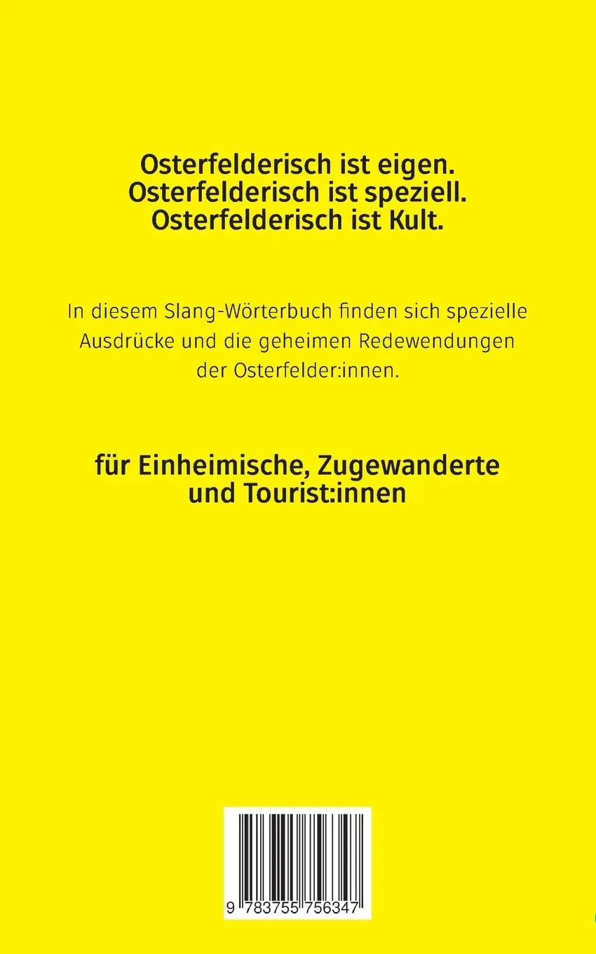 Rückseite: 9783755756347 | Osterfelderisch - Hochdeutsch | Romi Domkowsky | Taschenbuch | 94 S.