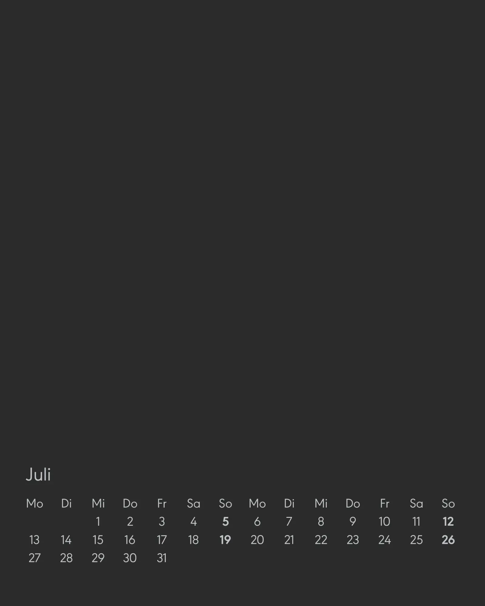 Bild: 4069095006447 | Kreativ-Kalender Tischaufsteller hoch schwarz 2026 - 16 x 20 -...