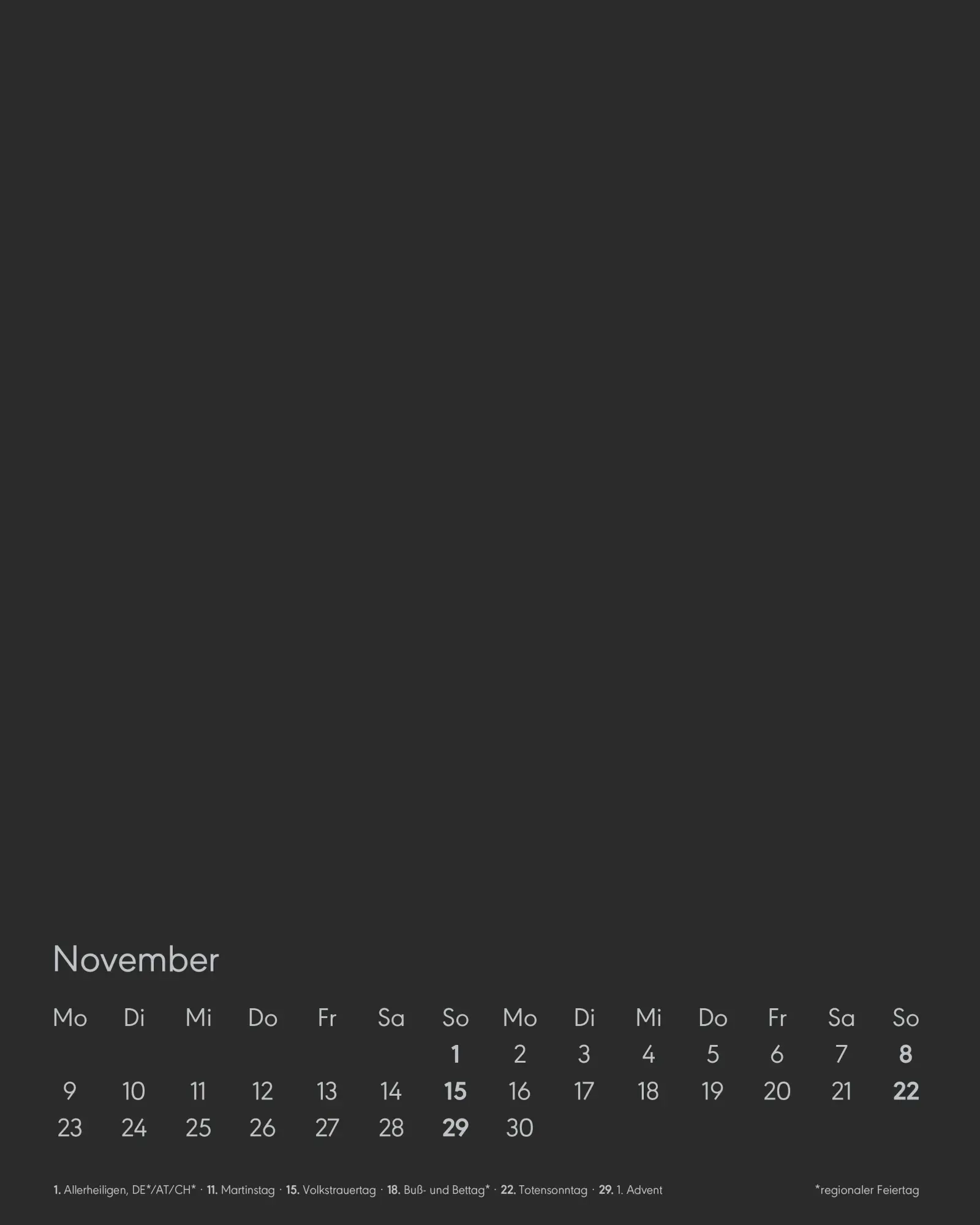 Bild: 4069095006447 | Kreativ-Kalender Tischaufsteller hoch schwarz 2026 - 16 x 20 -...