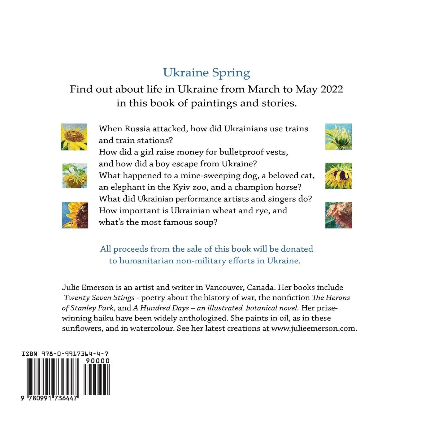Rückseite: 9780991736447 | Ukraine Spring | Julie Emerson | Taschenbuch | Kartoniert / Broschiert