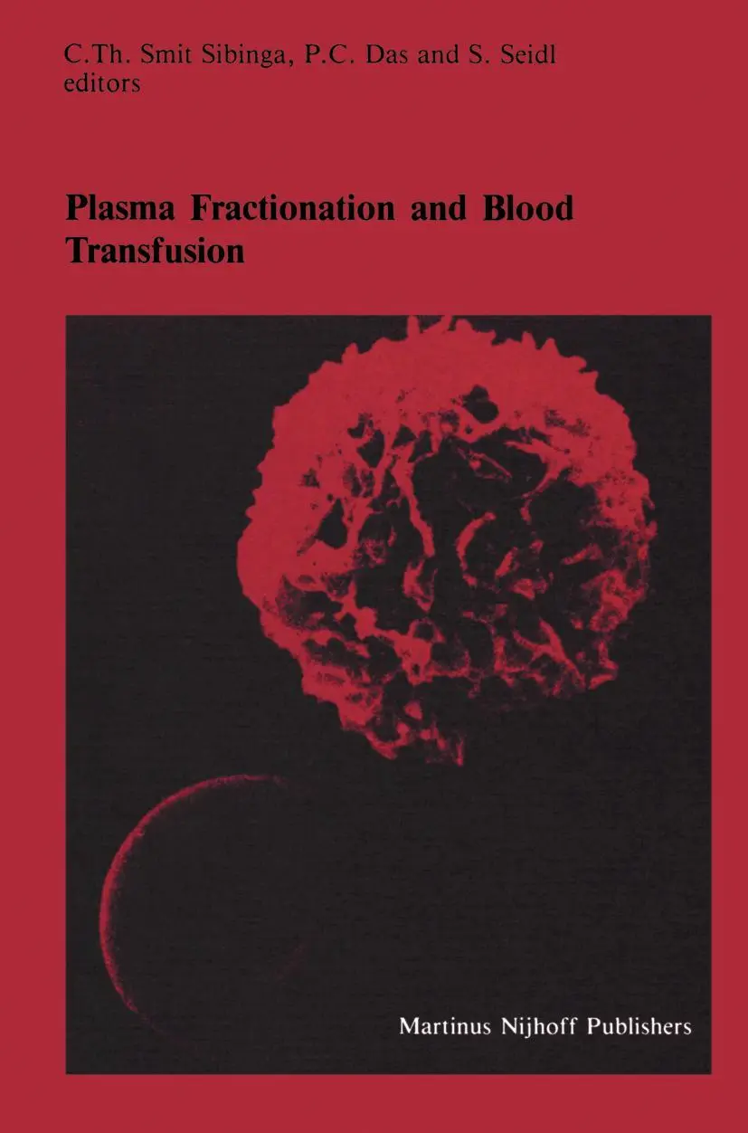 Cover: 9781461296447 | Plasma Fractionation and Blood Transfusion | Sibinga (u. a.) | Buch