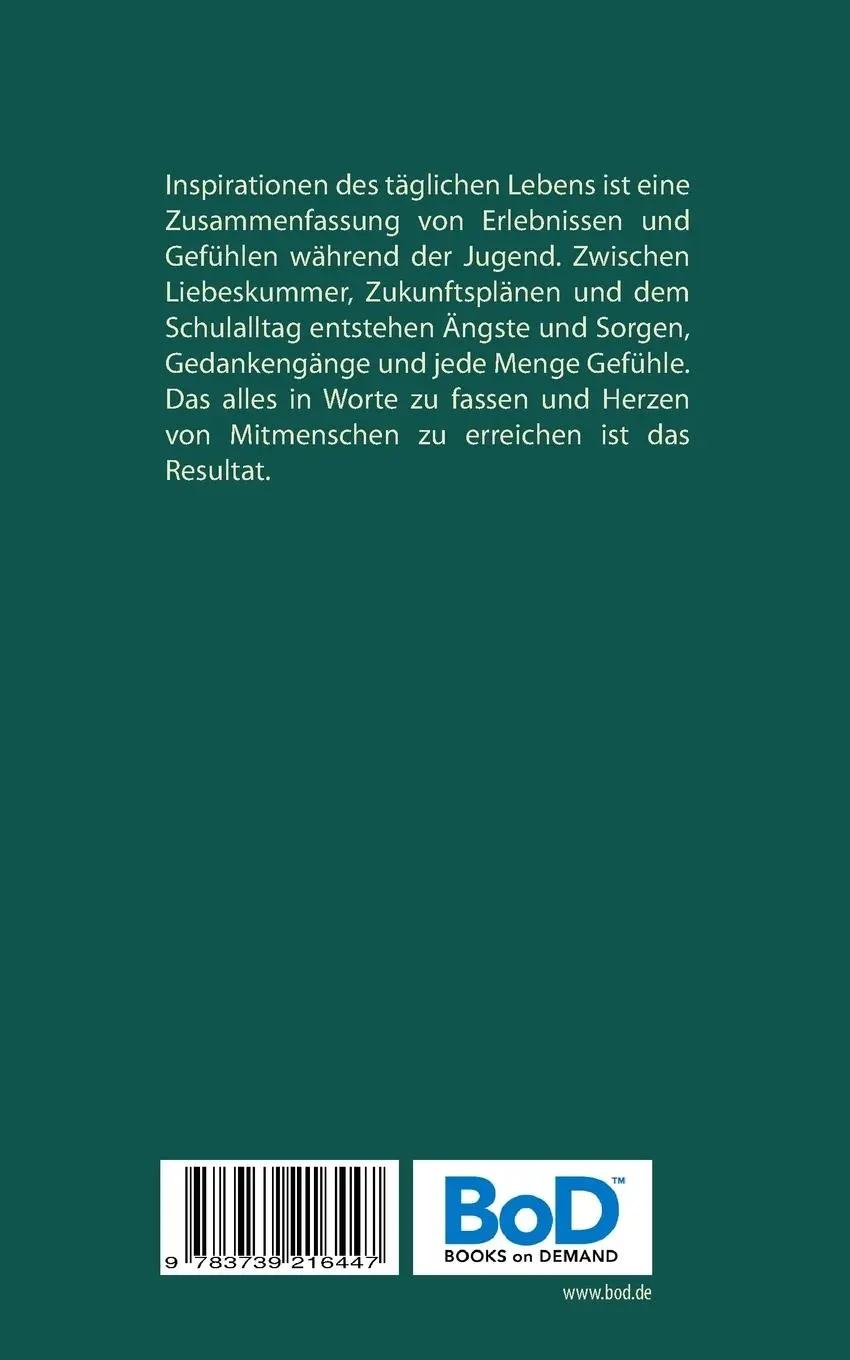 Rückseite: 9783739216447 | Inspirationen des täglichen Lebens | 1998 - 2003 | Bárcenas | Buch