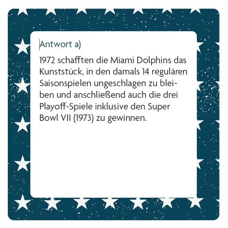 Bild: 9783747206447 | Das American Football-Quiz | Box mit 66 Spielkarten und Anleitung