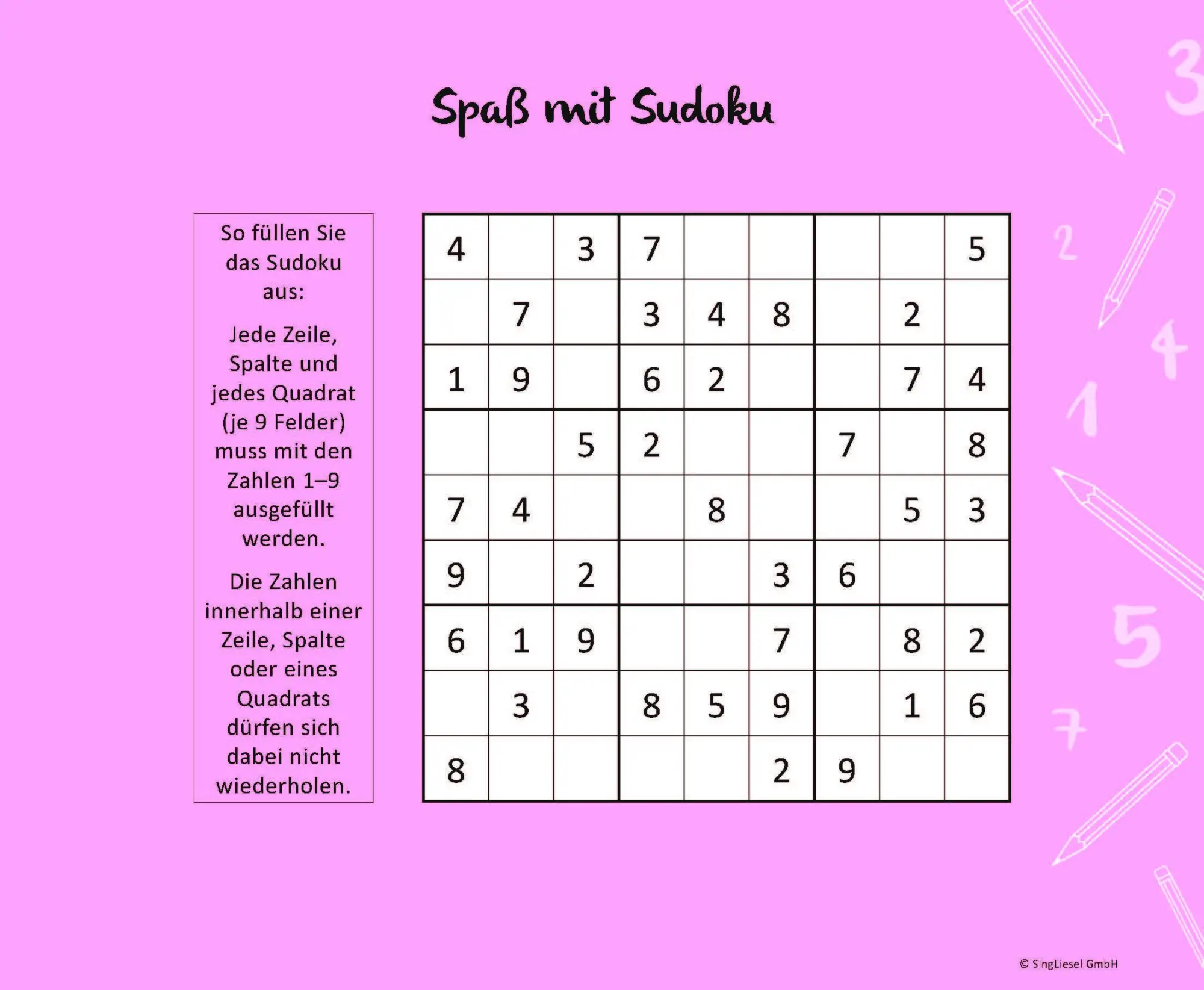 Bild: 9783948106447 | Einfache Sudokus für Senioren, die Spaß machen. Rätsel-Spaß,...