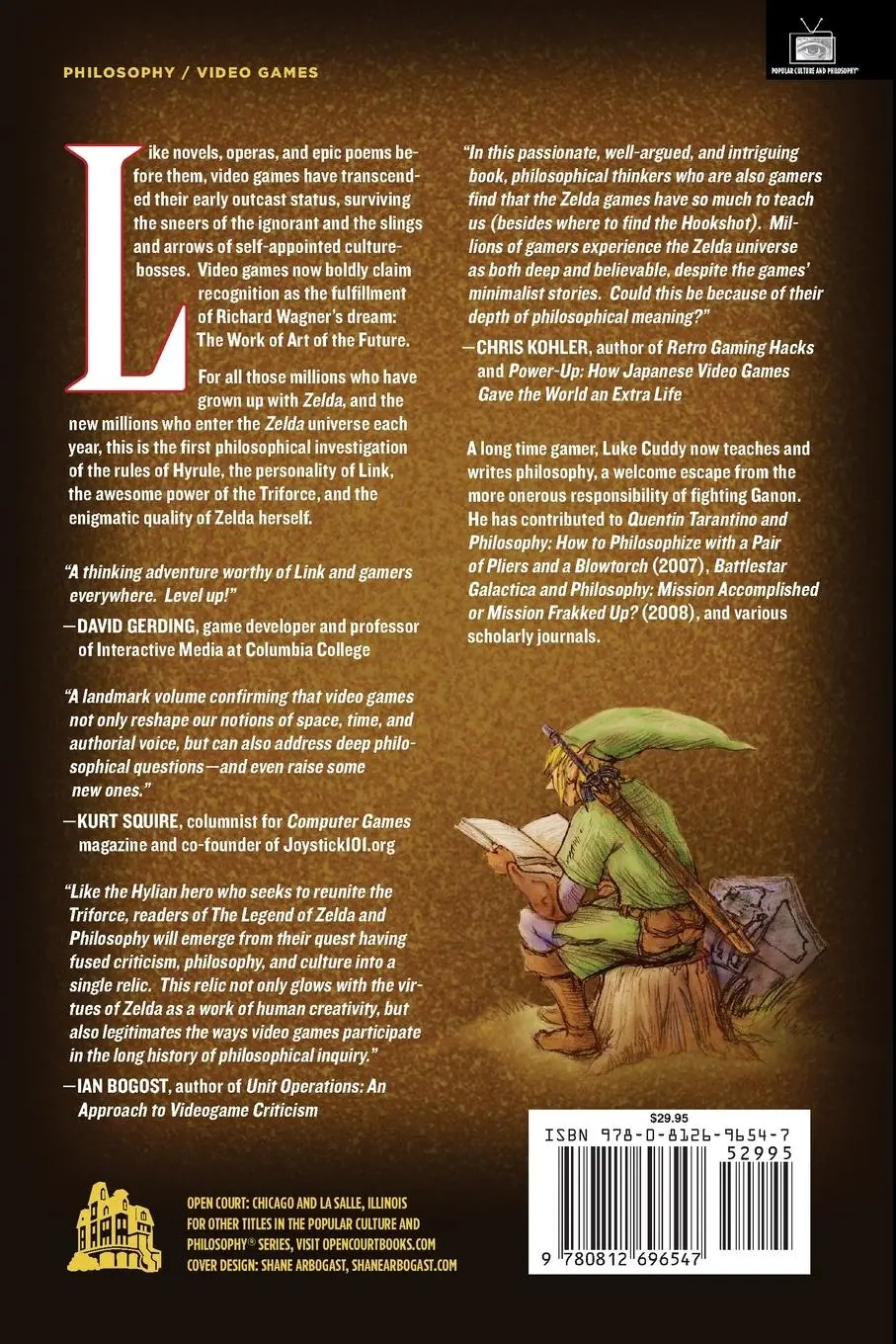 Rückseite: 9780812696547 | The Legend of Zelda and Philosophy | I Link Therefore I Am | Cuddy