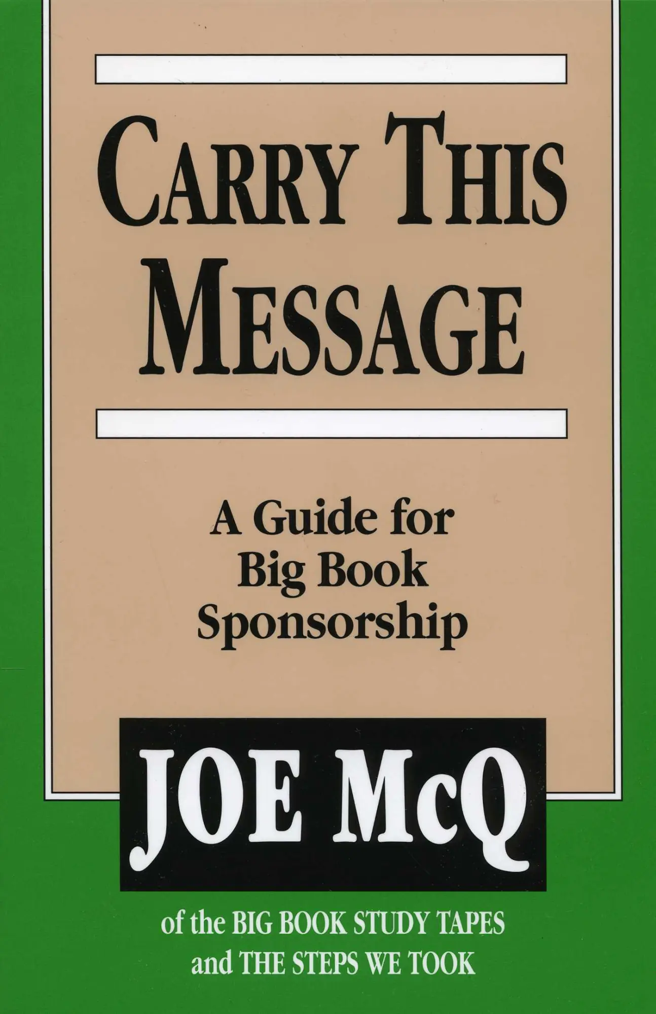 Cover: 9780874836547 | Carry This Message | Joe Mcq | Taschenbuch | Kartoniert / Broschiert