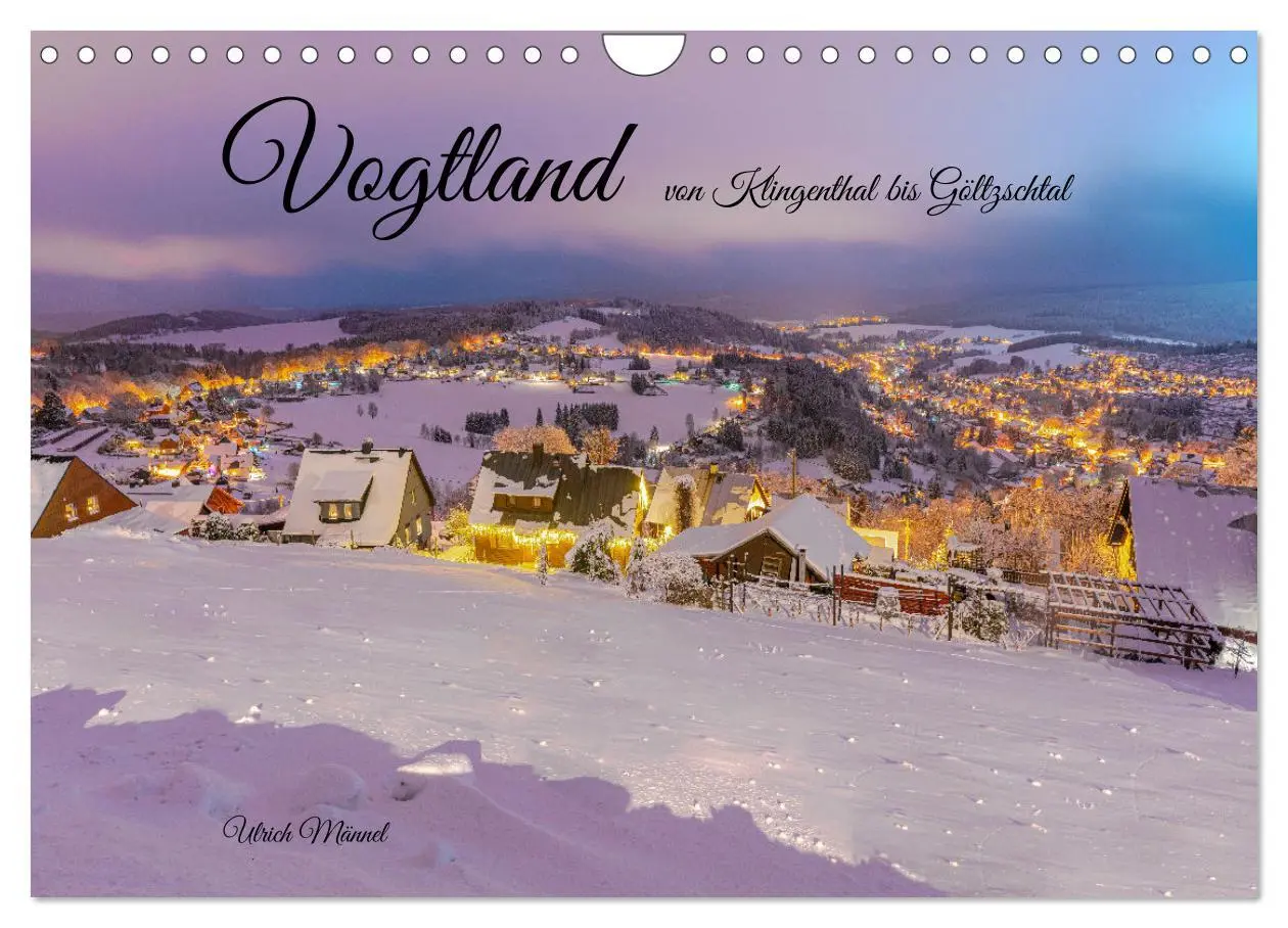 Cover: 9783383946547 | Vogtland - von Klingenthal bis Göltzschtal (Wandkalender 2025 DIN...