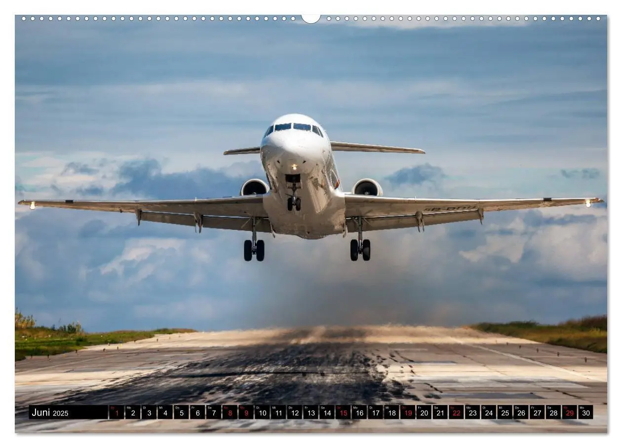 Bild: 9783435276547 | Flugzeugkalender 2025 (Wandkalender 2025 DIN A2 quer), CALVENDO...