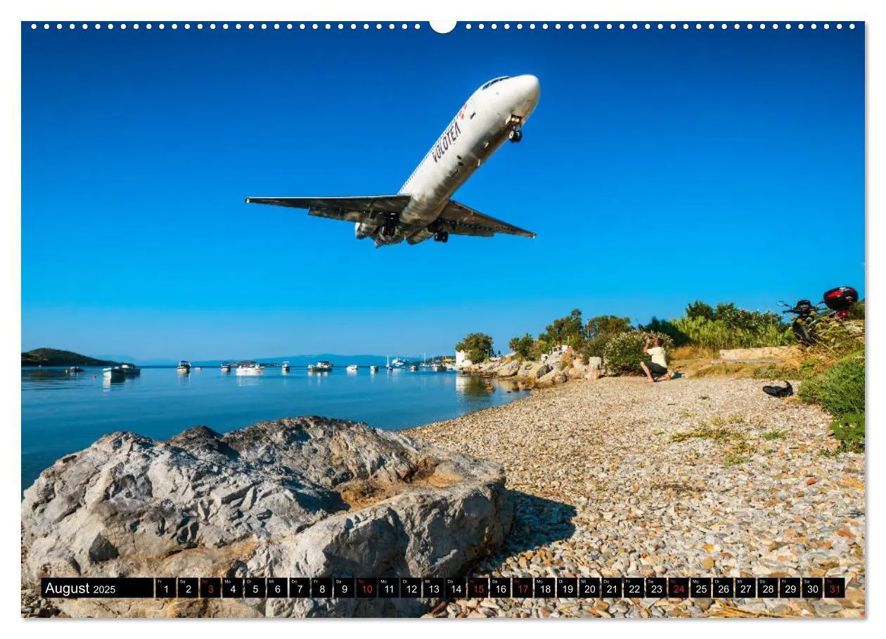 Bild: 9783435276547 | Flugzeugkalender 2025 (Wandkalender 2025 DIN A2 quer), CALVENDO...