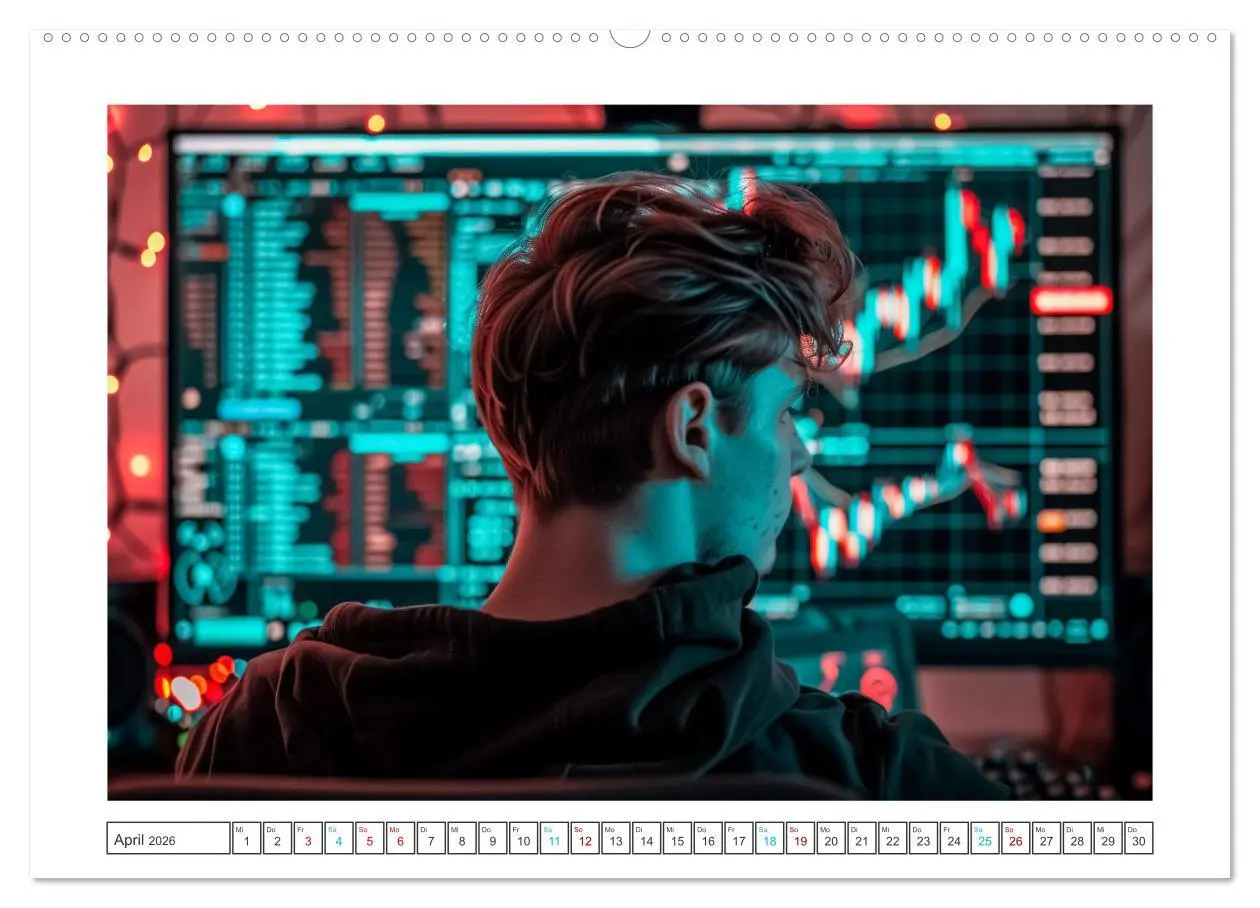 Bild: 9783457366547 | Bitcoin und Beyond (Wandkalender 2026 DIN A2 quer), CALVENDO...