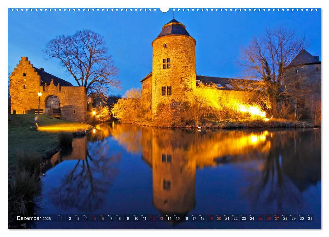 Bild: 9783457816547 | Burgen, Schlösser, Herrenhäuser im Bergischen Land (Wandkalender...