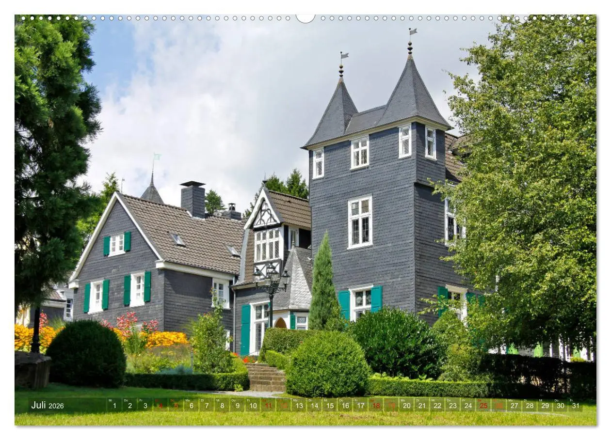 Bild: 9783457816547 | Burgen, Schlösser, Herrenhäuser im Bergischen Land (Wandkalender...