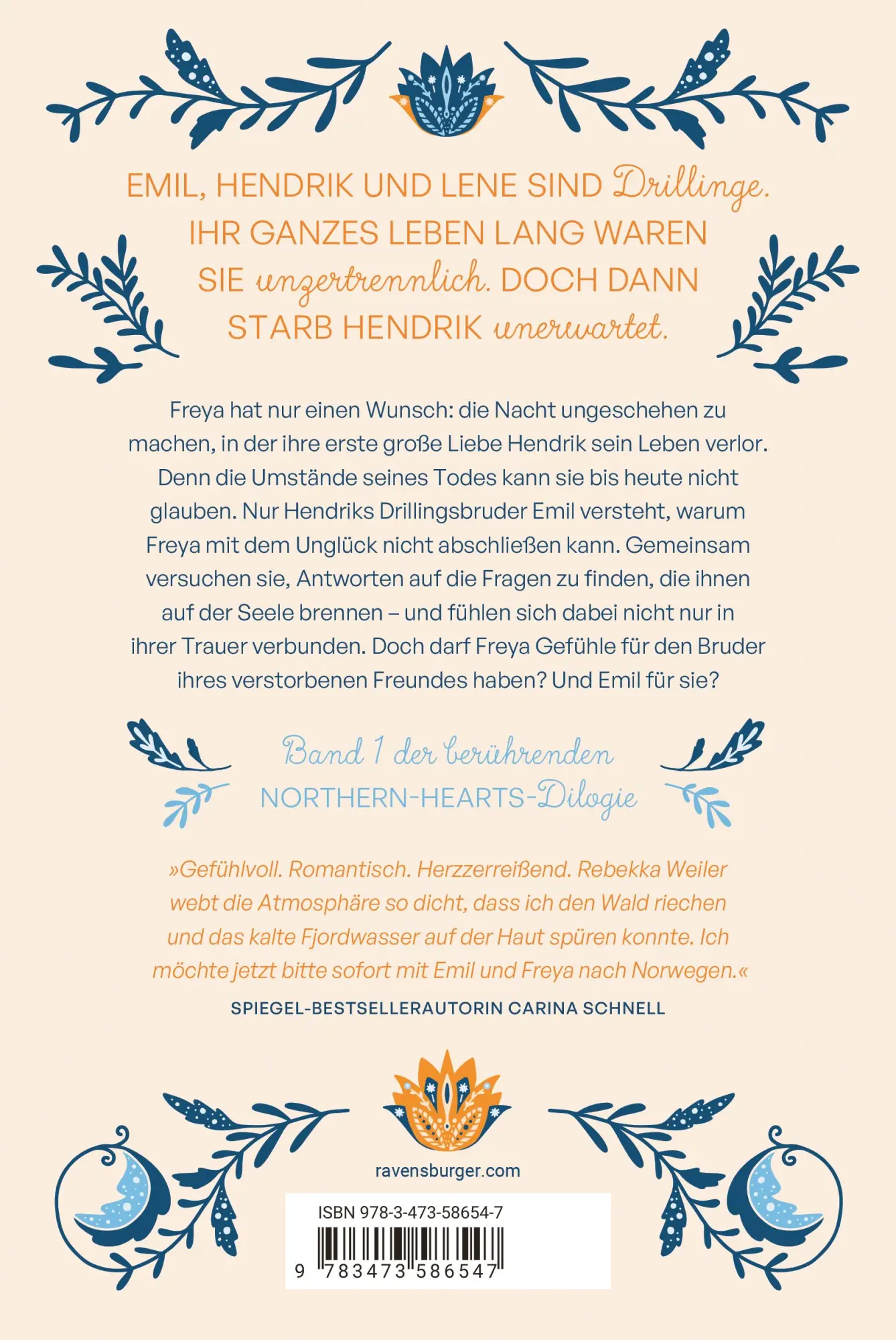 Rückseite: 9783473586547 | Northern-Hearts-Reihe, Band 1 - Somebody to Love. | Rebekka Weiler