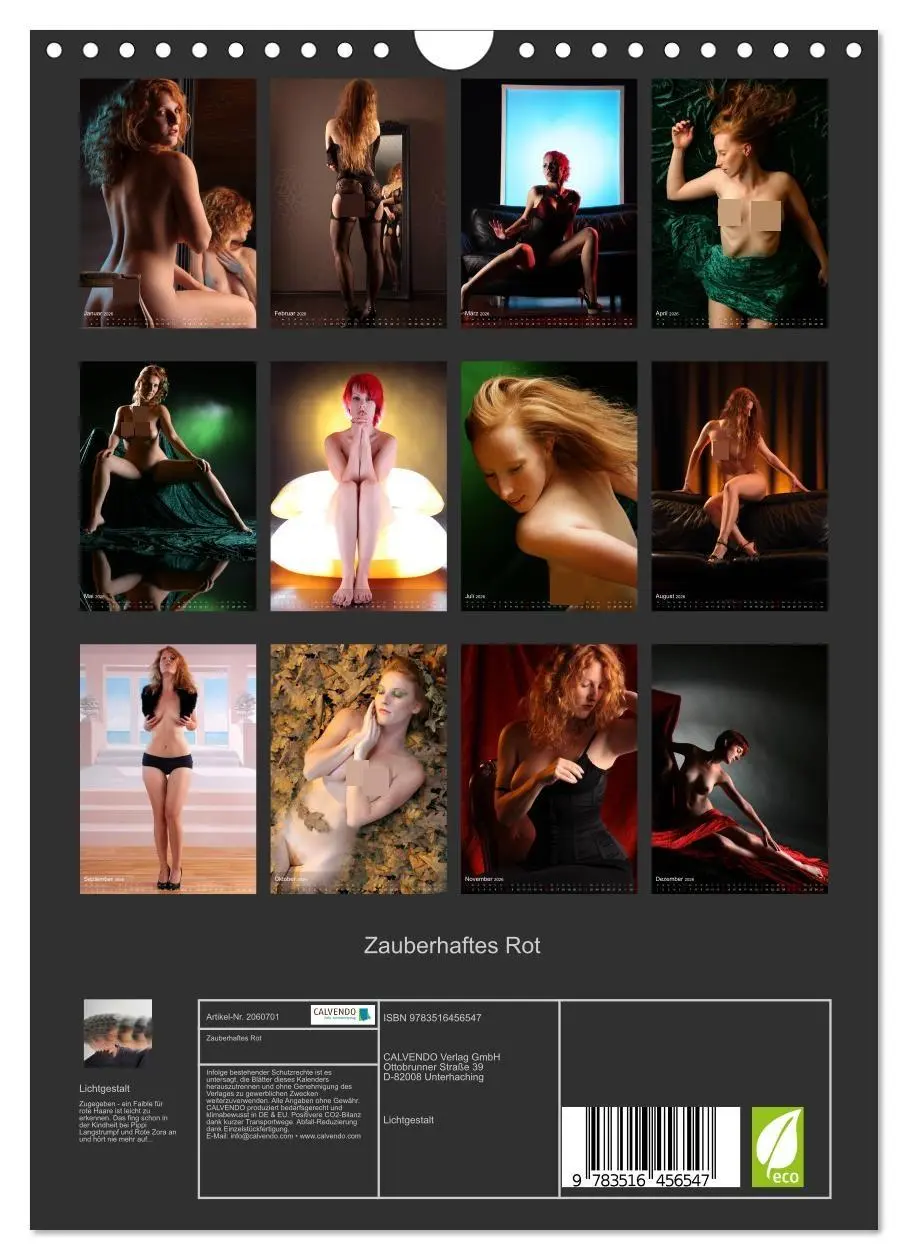 Bild: 9783516456547 | Zauberhaftes Rot (Wandkalender 2026 DIN A4 hoch), CALVENDO...