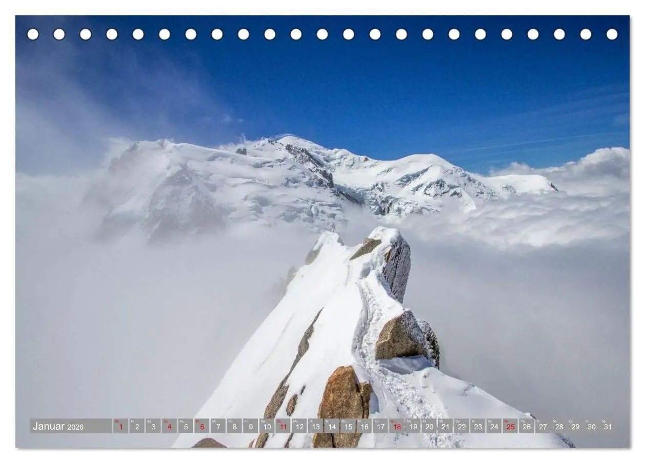 Bild: 9783516696547 | Mont Blanc - Krone der Alpen (Tischkalender 2026 DIN A5 quer),...