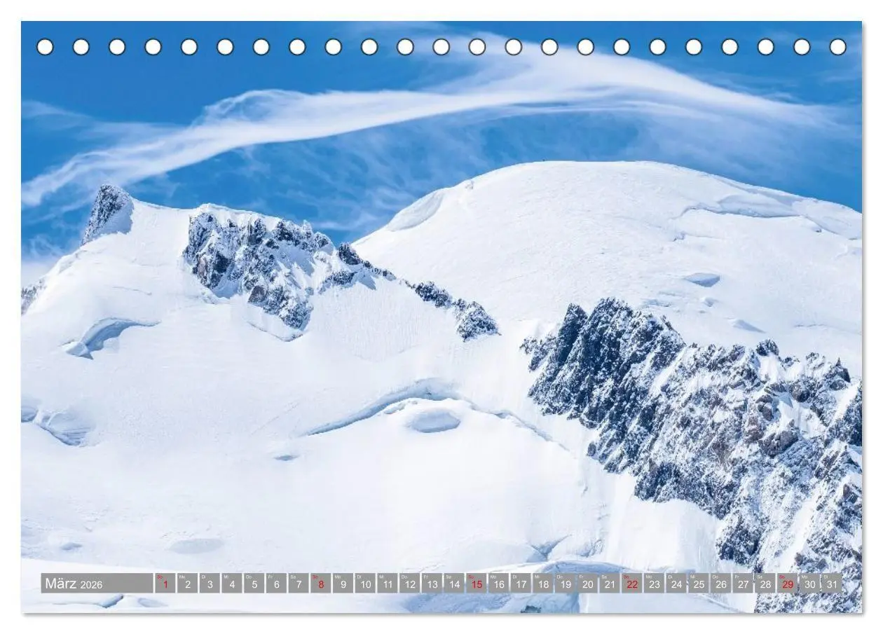 Bild: 9783516696547 | Mont Blanc - Krone der Alpen (Tischkalender 2026 DIN A5 quer),...