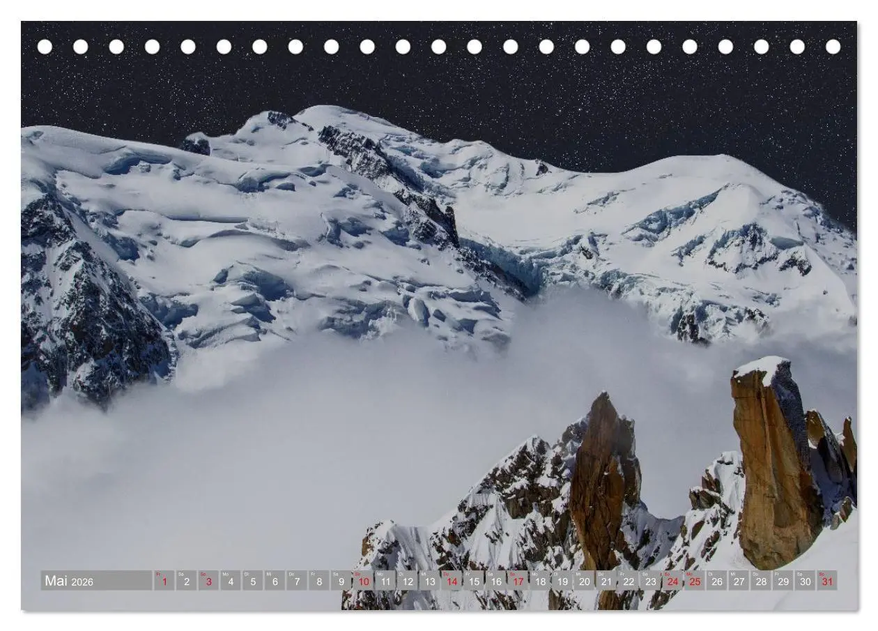 Bild: 9783516696547 | Mont Blanc - Krone der Alpen (Tischkalender 2026 DIN A5 quer),...