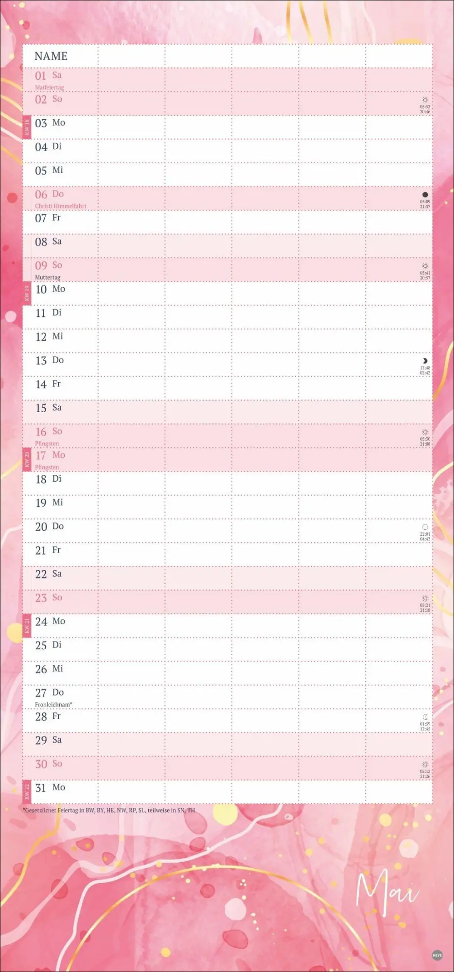 Bild: 9783756416547 | Watercolor Familienplaner 2027 | Kalender | Familienplaner Athesia