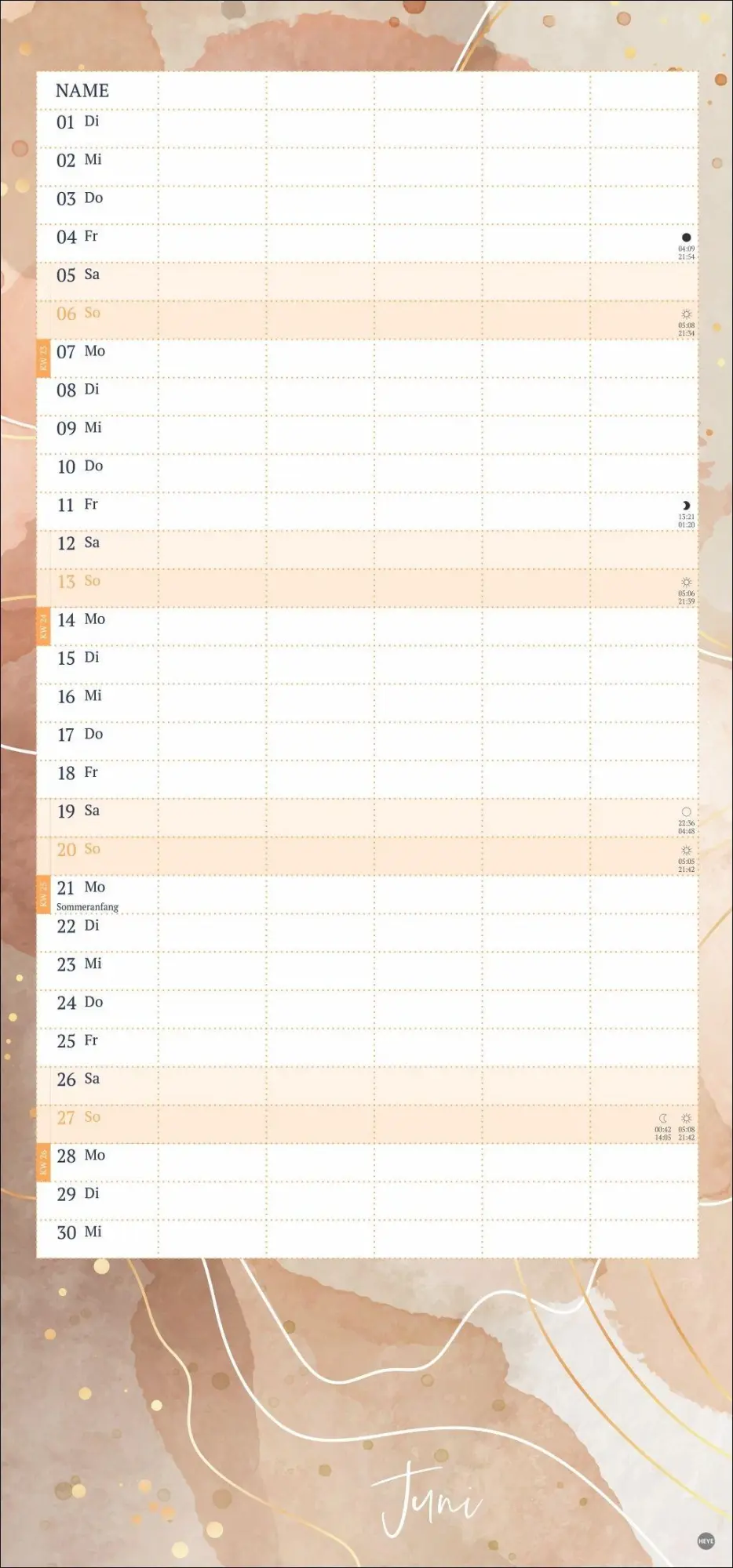 Bild: 9783756416547 | Watercolor Familienplaner 2027 | Kalender | Familienplaner Athesia