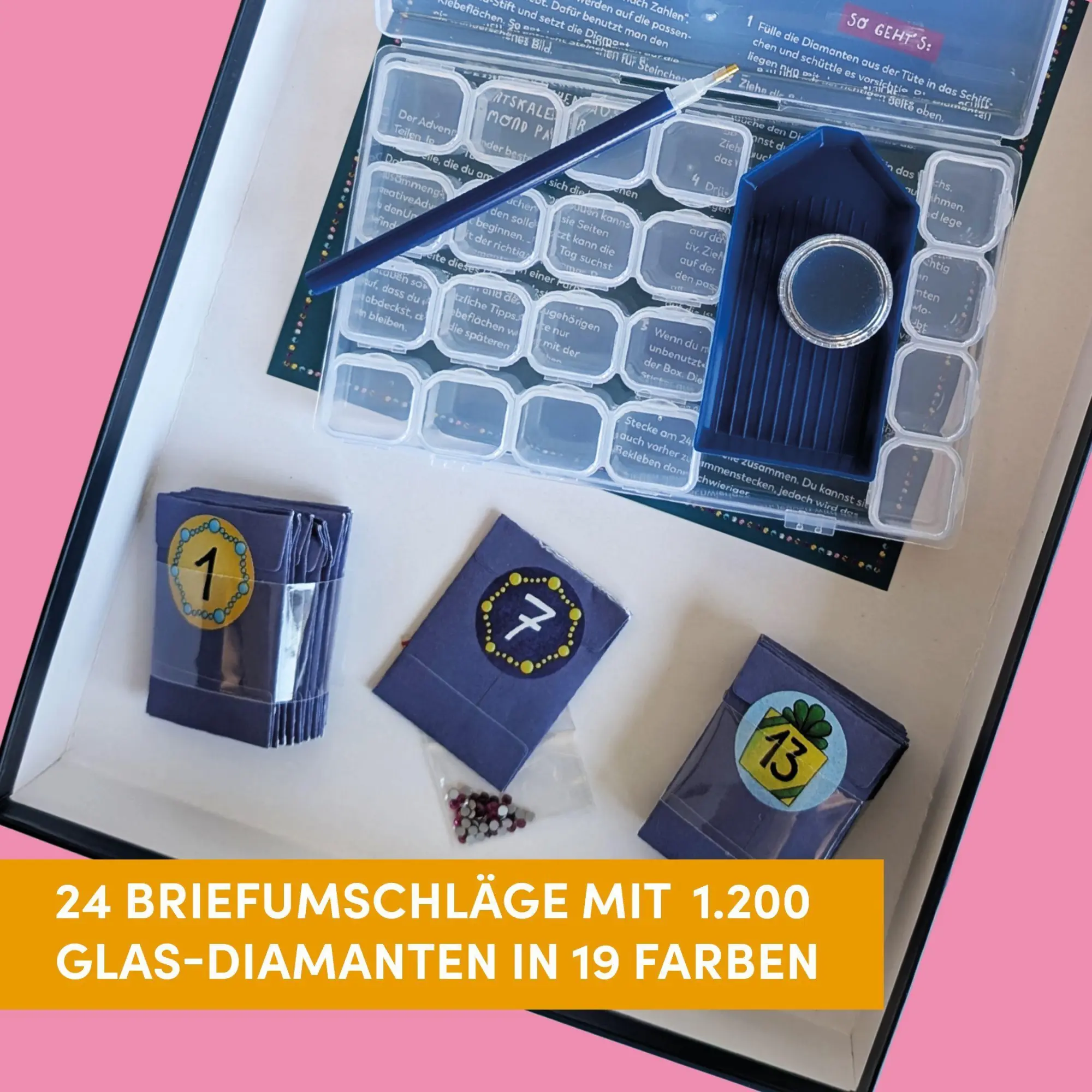 Bild: 4007742186647 | Diamond Painting Adventskalender Lebkuchenhaus. Mit Material und...