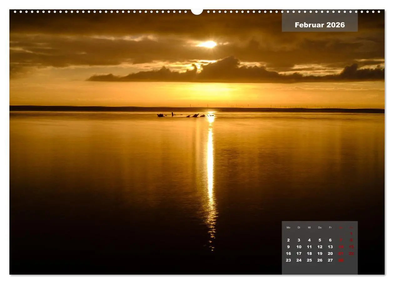 Bild: 9783457596647 | feeling Sylt (Wandkalender 2026 DIN A2 quer), CALVENDO Monatskalender