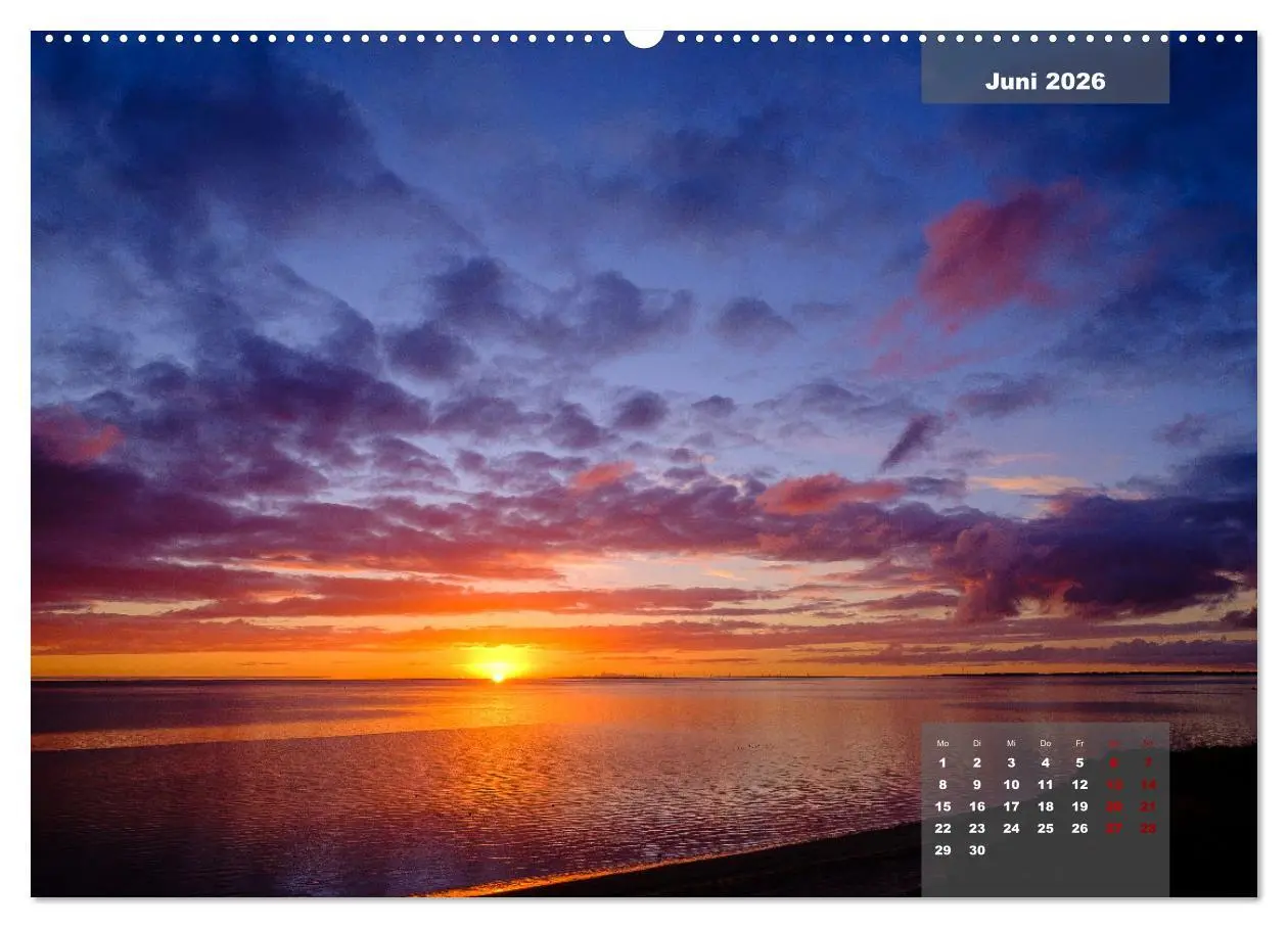 Bild: 9783457596647 | feeling Sylt (Wandkalender 2026 DIN A2 quer), CALVENDO Monatskalender