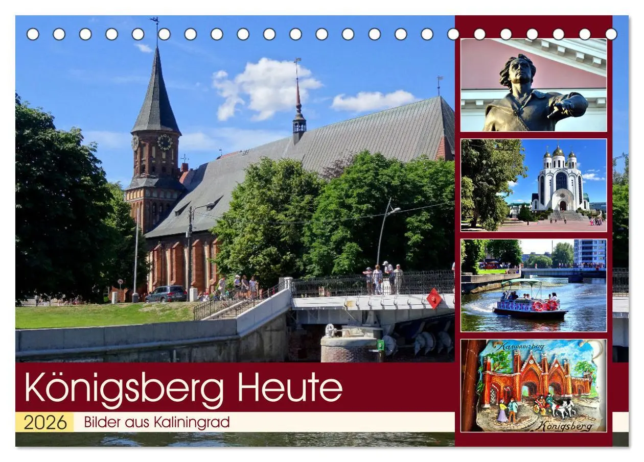Cover: 9783457806647 | KÖNIGSBERG HEUTE - Bilder aus Kaliningrad (Tischkalender 2026 DIN...