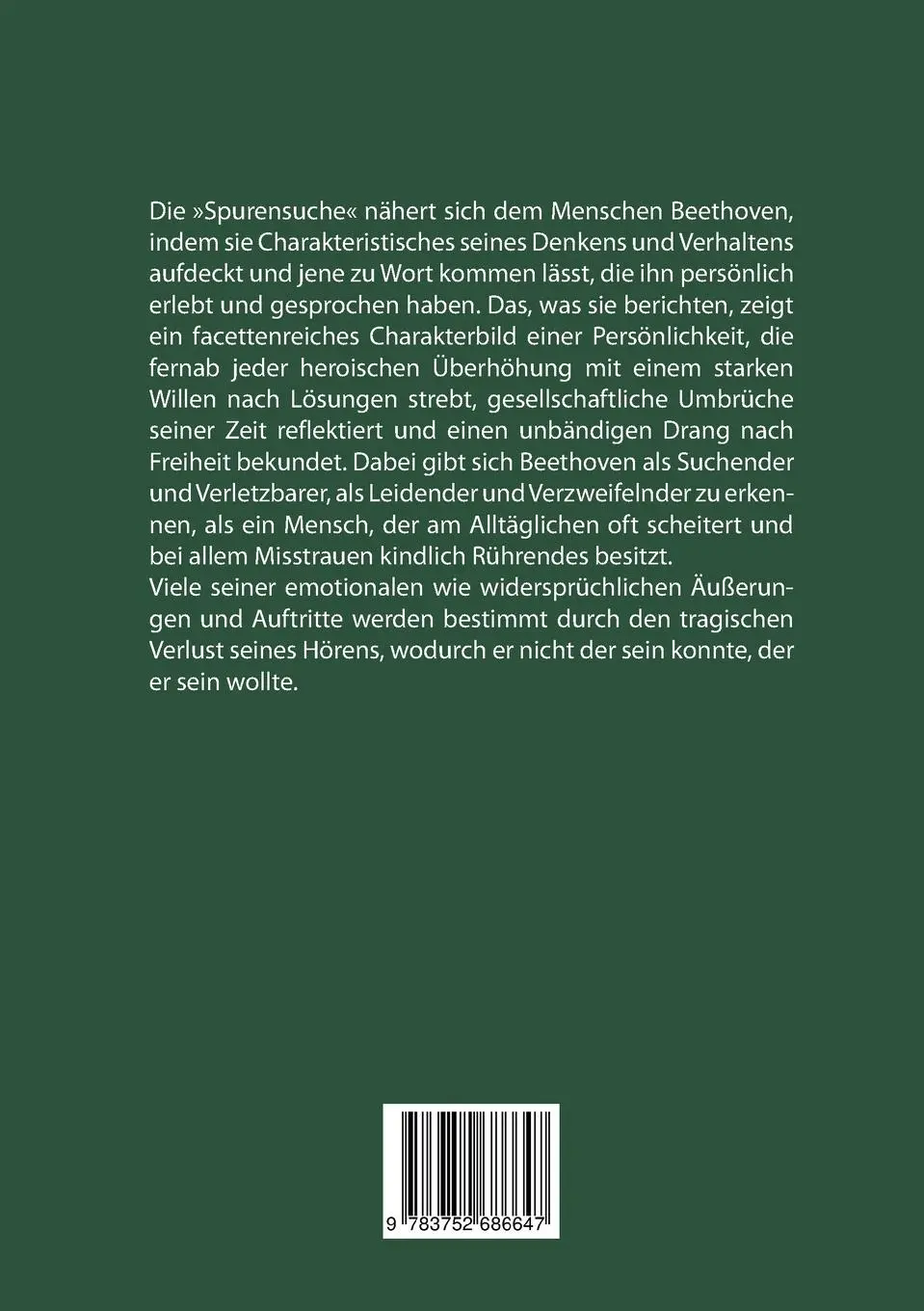 Rückseite: 9783752686647 | Spurensuche - Beethoven | Giovanni Ausserhofer | Taschenbuch | 166 S.