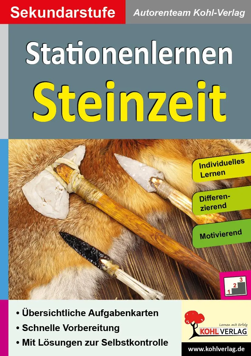 Cover: 9783956866647 | Kohls Stationenlernen Steinzeit | Buch | Stationenlernen | 64 S.