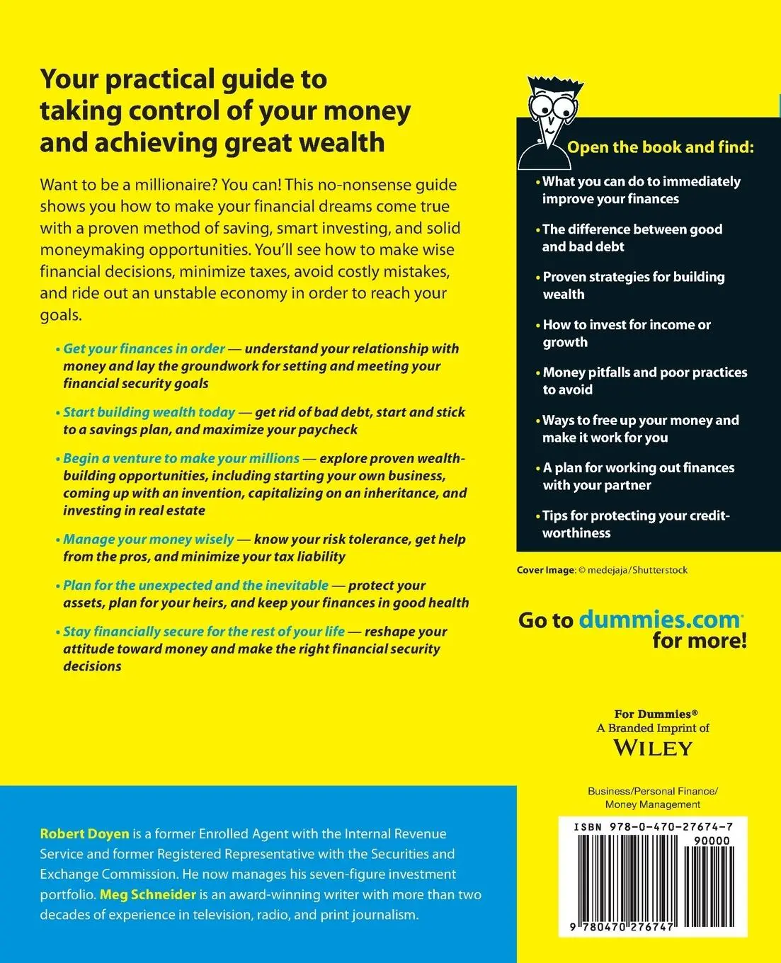 Rückseite: 9780470276747 | Making Millions for Dummies | Robert Doyen (u. a.) | Taschenbuch