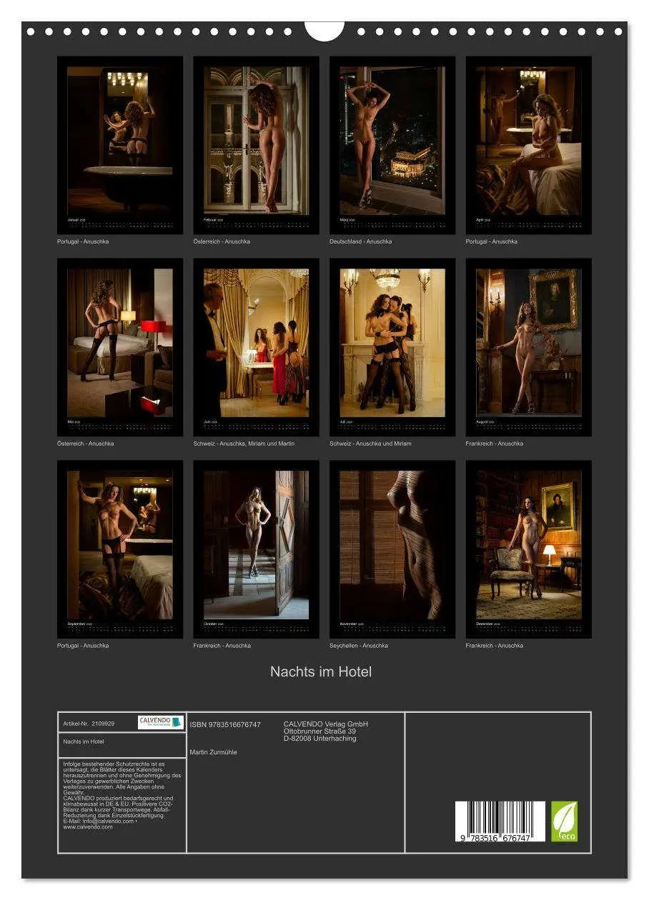 Bild: 9783516676747 | Nachts im Hotel (Wandkalender 2026 DIN A3 hoch), CALVENDO...