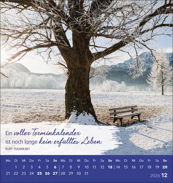 Bild: 9783731886747 | Schön, dass es dich gibt! 2026 | aufstellbarer Postkartenkalender