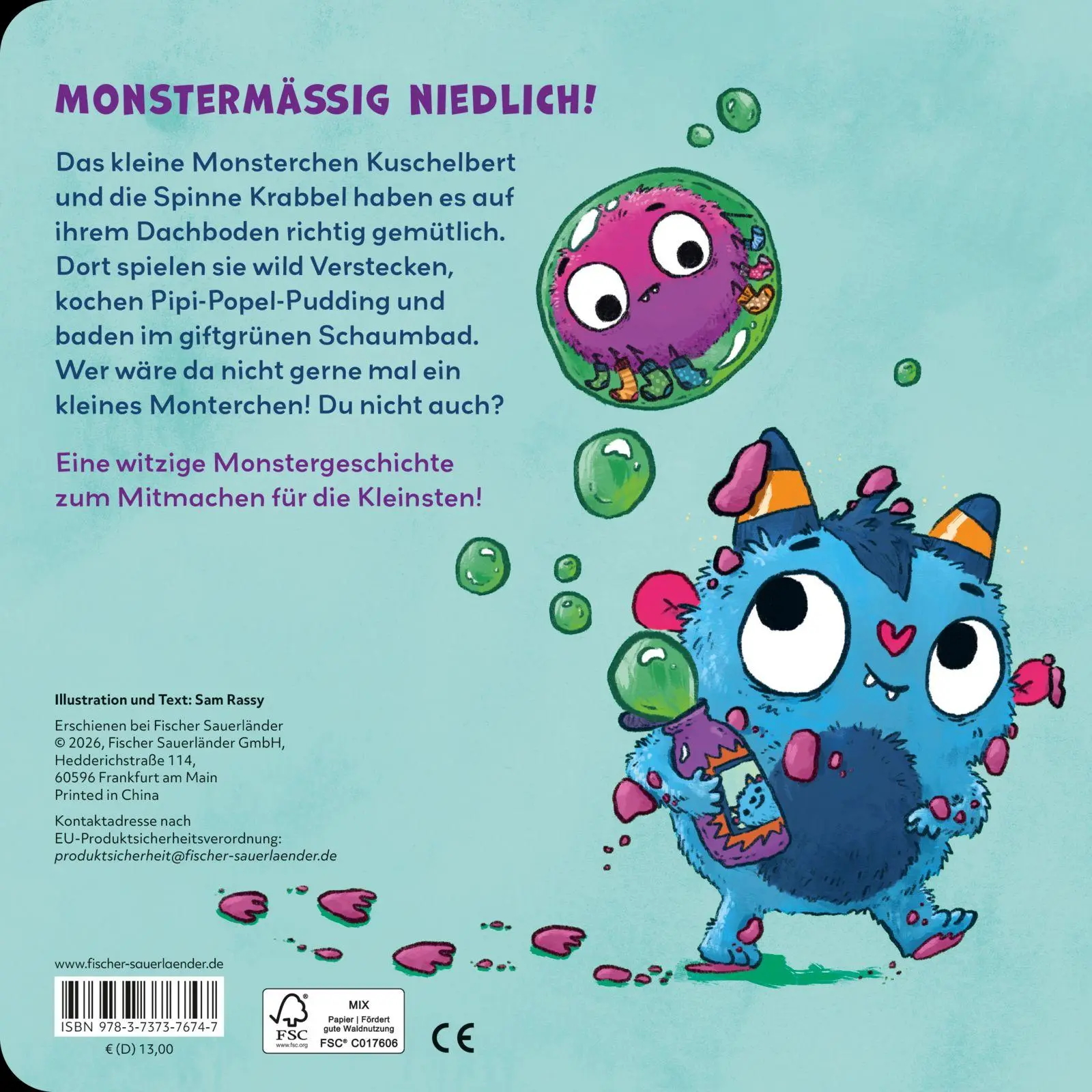 Bild: 9783737376747 | Das kleine Monsterchen | Sam Rassy | Buch | 12 S. | Deutsch | 2026