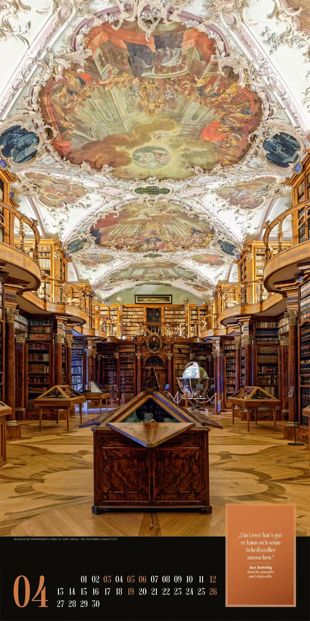 Bild: 9783838426747 | Lust am Lesen Literatur-Kalender 2026 | Ackermann Kunstverlag GmbH