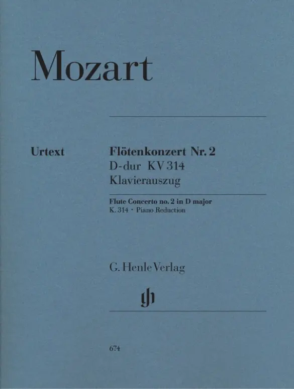 Cover: 9790201806747 | Wolfgang Amadeus Mozart - Flötenkonzert Nr. 2 D-dur KV 314 | Buch