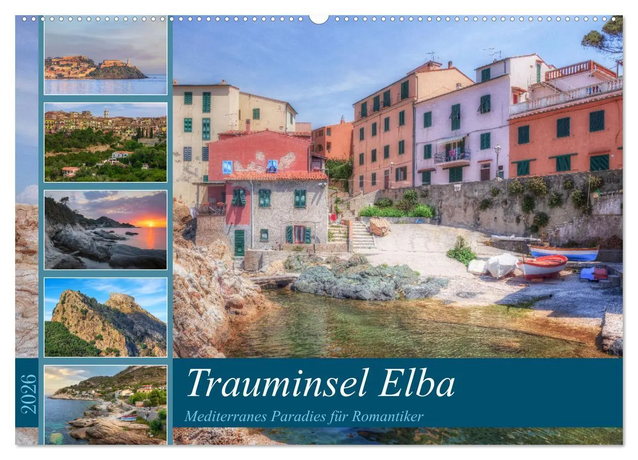 Cover: 9783457576847 | Trauminsel Elba: Mediterranes Paradies für Romantiker (Wandkalender...