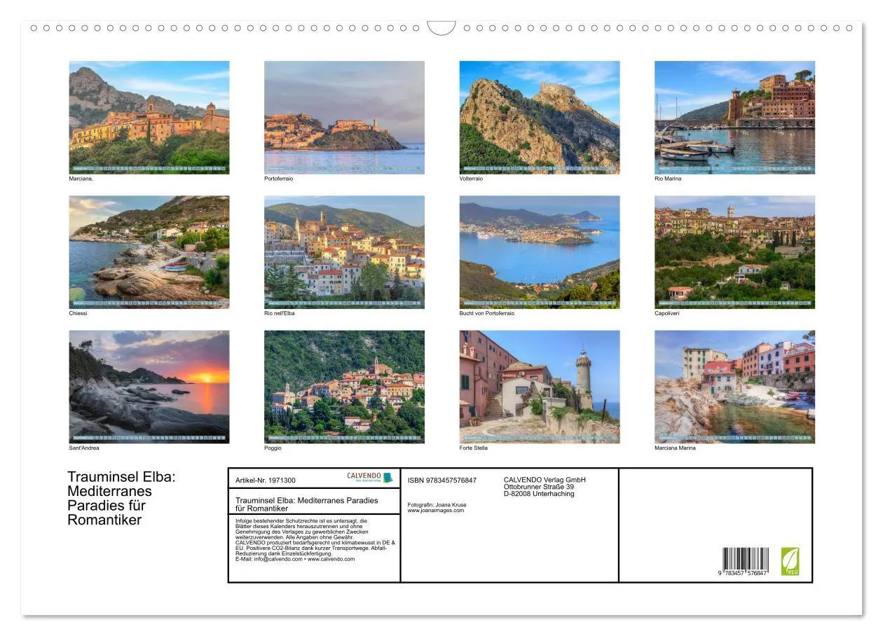Bild: 9783457576847 | Trauminsel Elba: Mediterranes Paradies für Romantiker (Wandkalender...