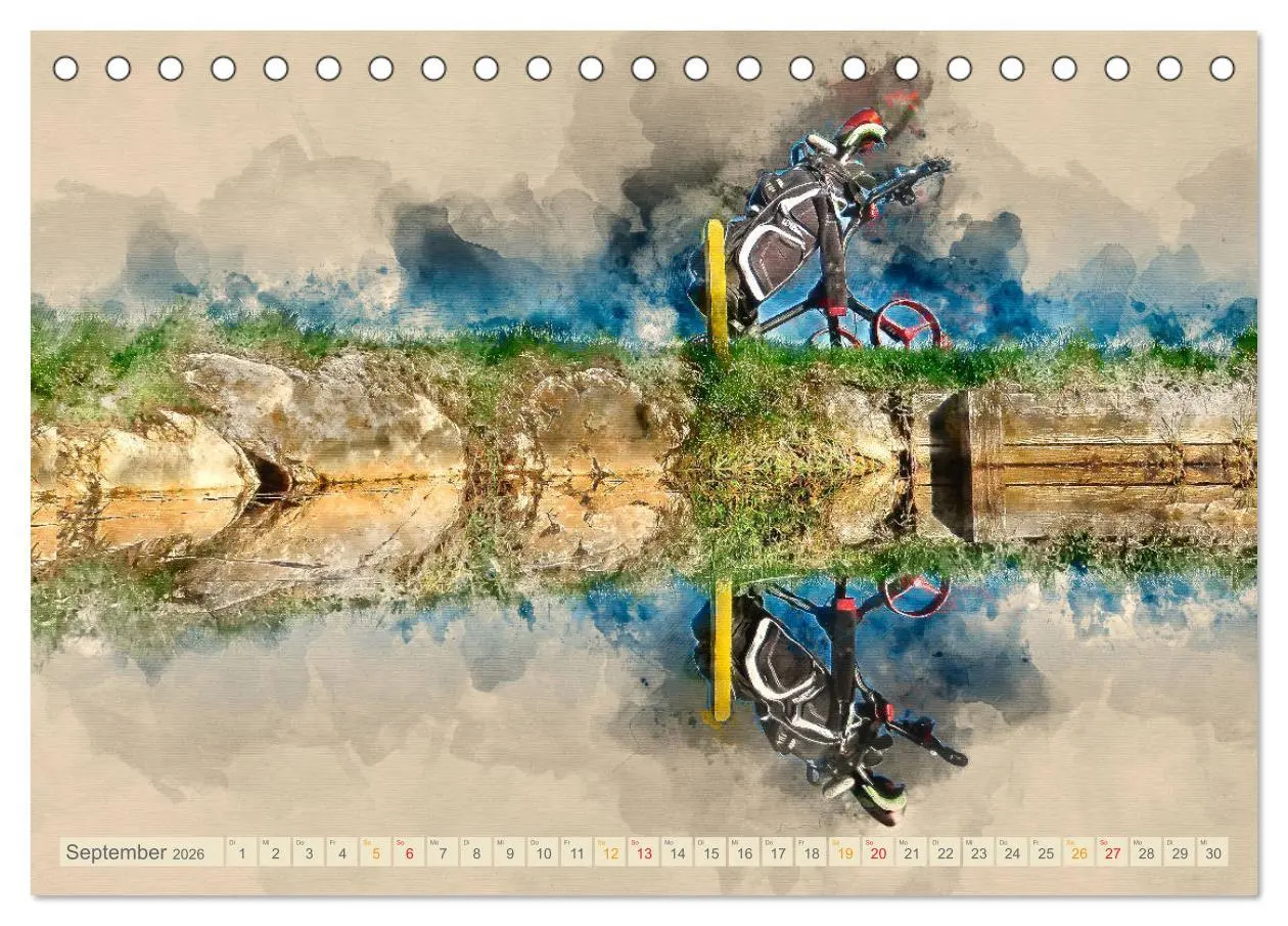 Bild: 9783457886847 | Ich liebe Golf (Tischkalender 2026 DIN A5 quer), CALVENDO...