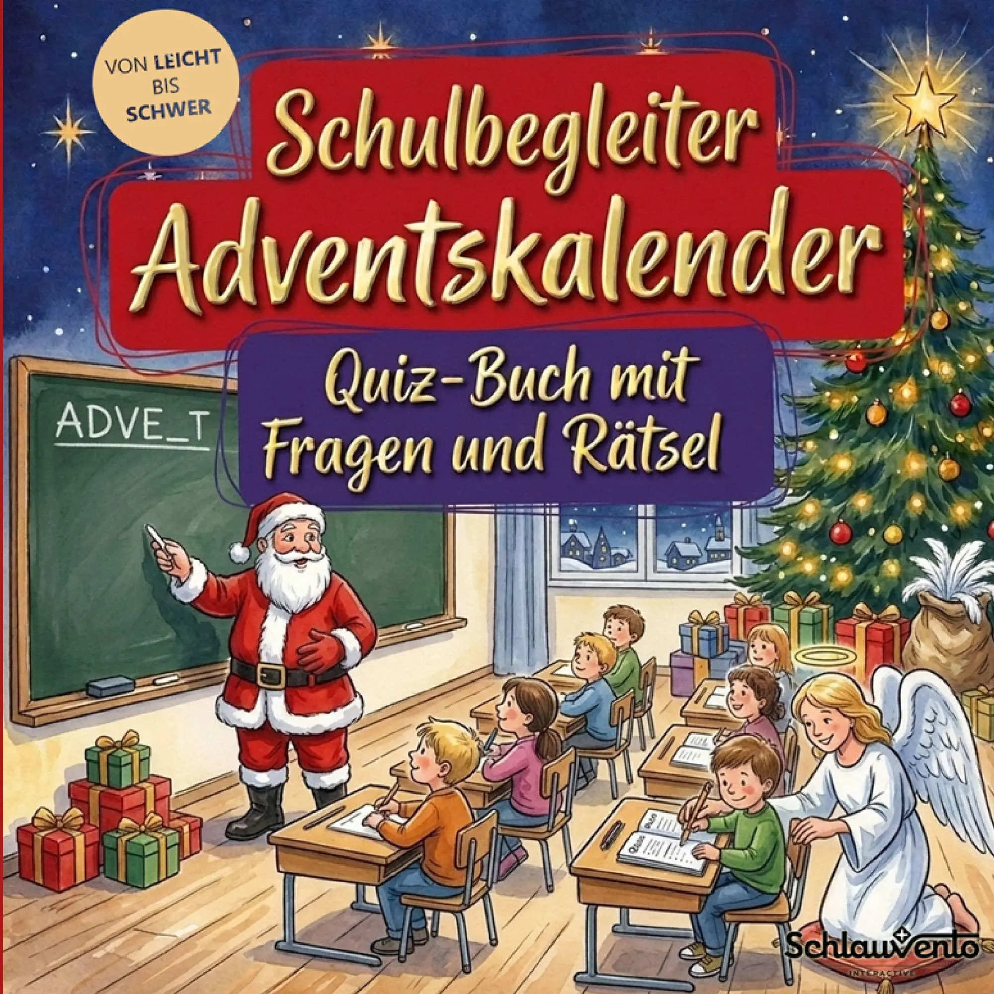 Cover: 9783693196847 | Schulbegleiter-Adventskalender: Quiz-Buch mit Fragen und Rätsel | Buch