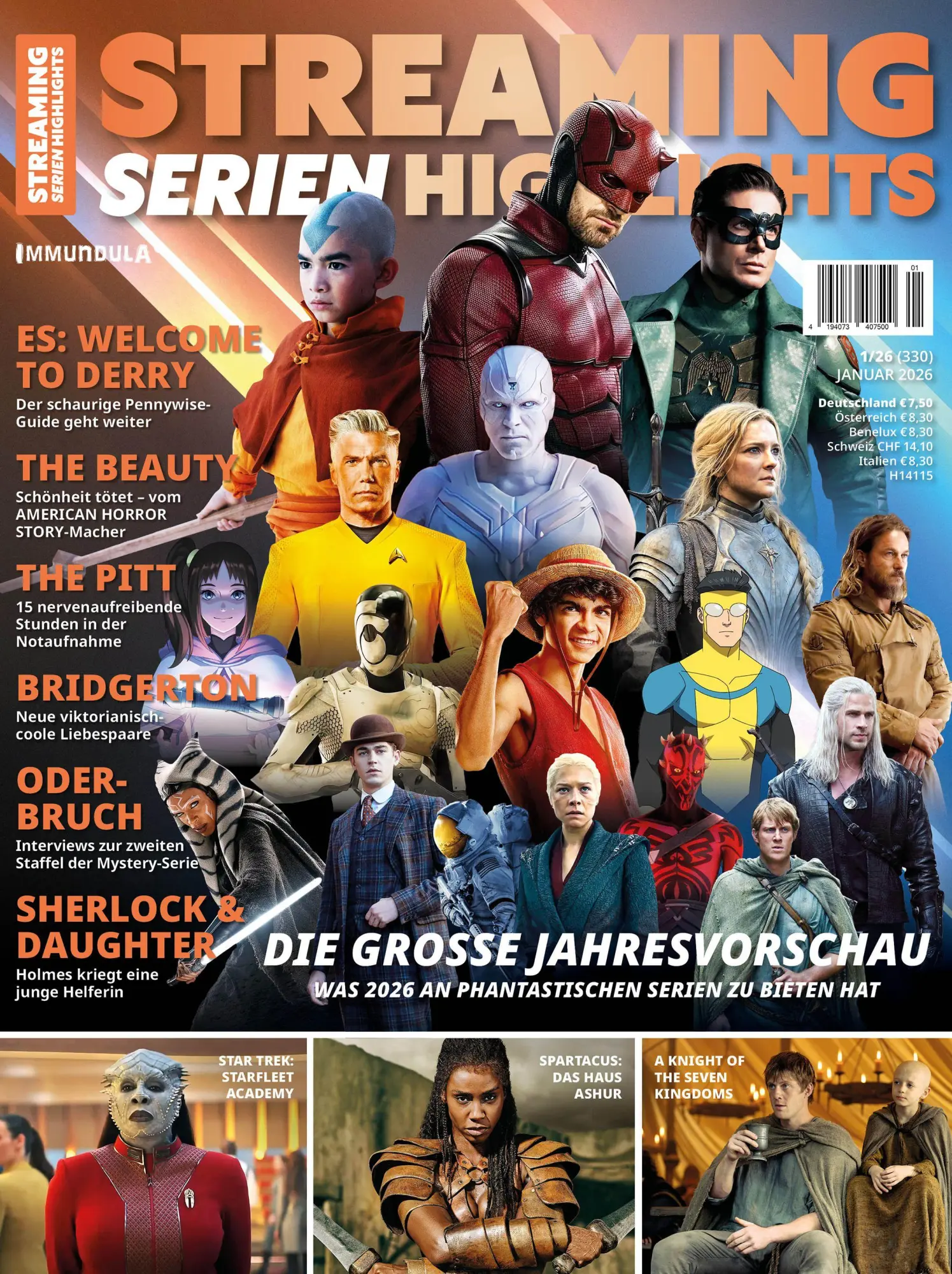Cover: 9783959366847 | STREAMING SERIEN HIGHLIGHTS. Ausgabe Januar 2026 (#330) | Broschüre