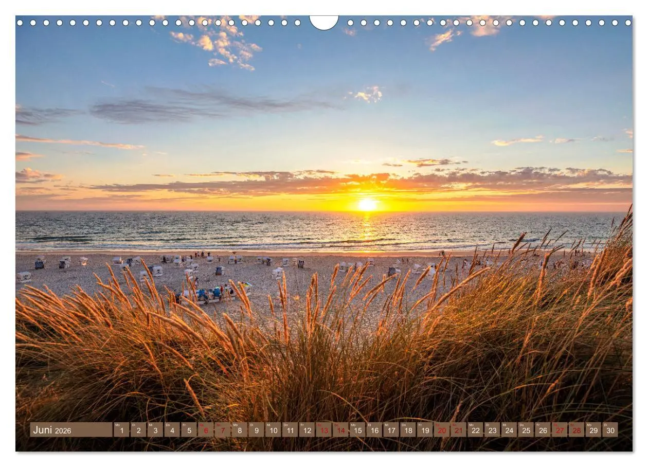 Bild: 9783457566947 | Verzaubert von Sylt (Wandkalender 2026 DIN A3 quer), CALVENDO...