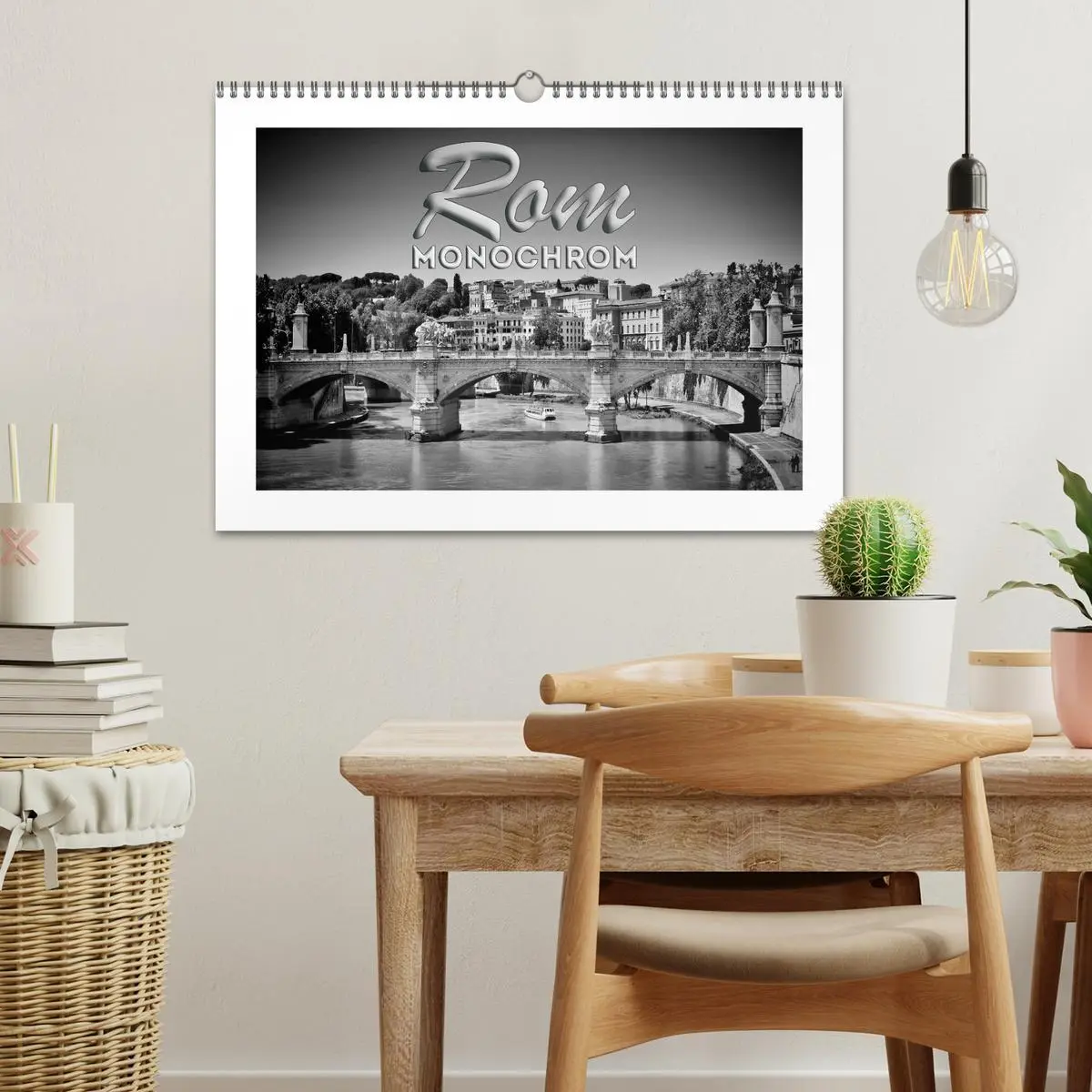 Bild: 9783516036947 | ROM Monochrom (Wandkalender 2026 DIN A3 quer), CALVENDO Monatskalender