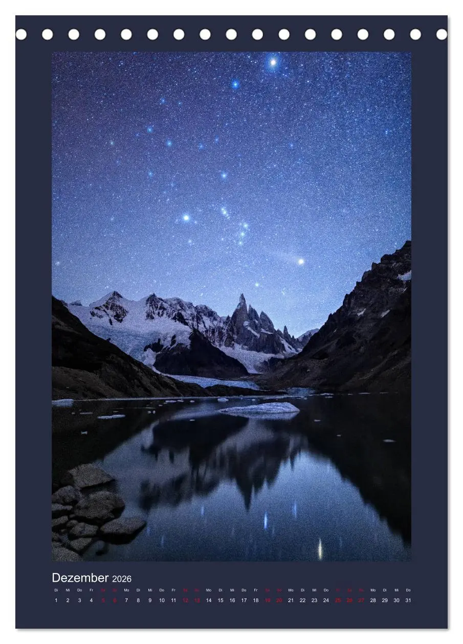 Bild: 9783516416947 | Patagonien: Sehnsuchtsziel am Ende der Welt (Tischkalender 2026 DIN...
