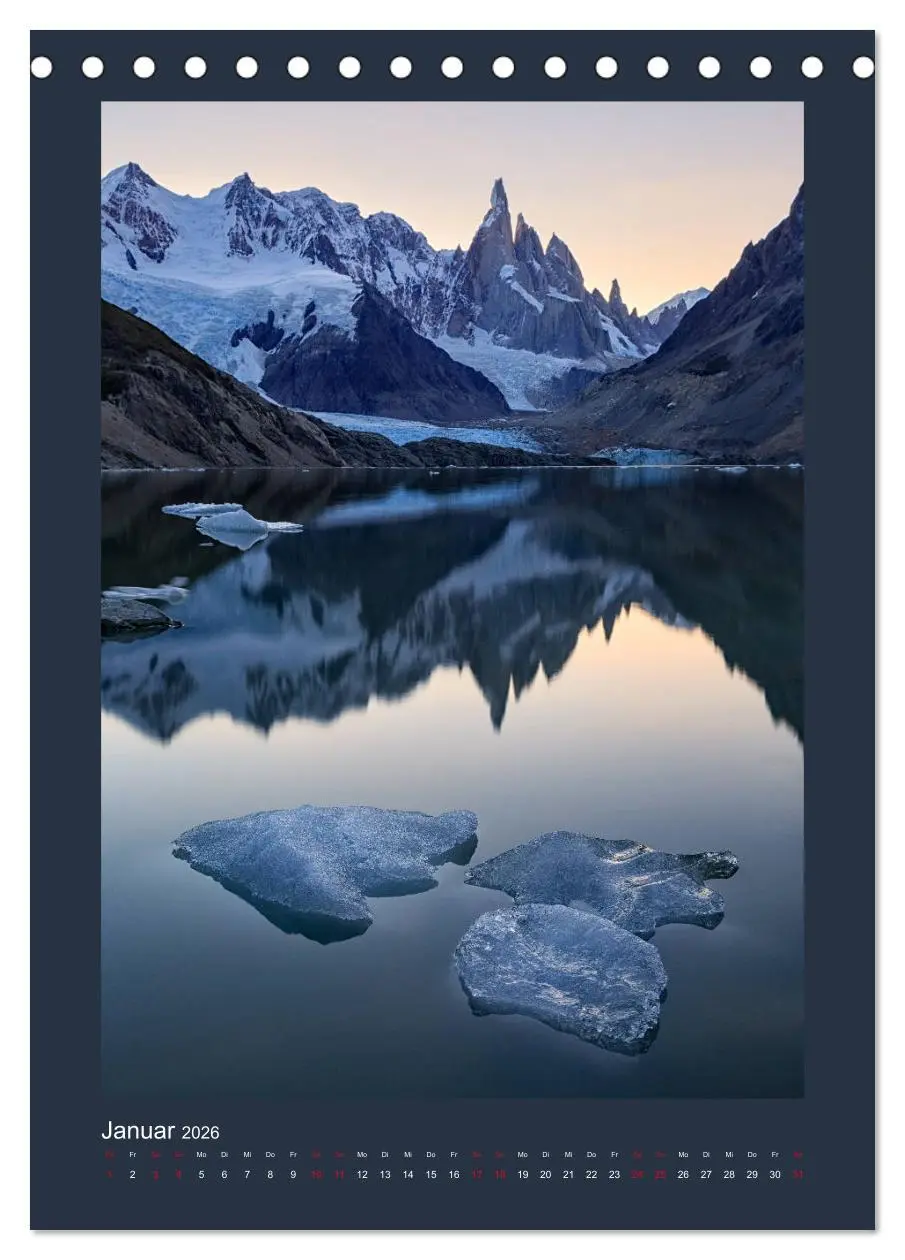 Bild: 9783516416947 | Patagonien: Sehnsuchtsziel am Ende der Welt (Tischkalender 2026 DIN...