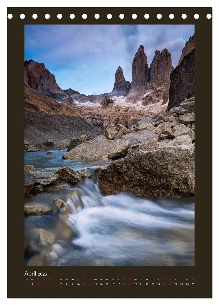 Bild: 9783516416947 | Patagonien: Sehnsuchtsziel am Ende der Welt (Tischkalender 2026 DIN...