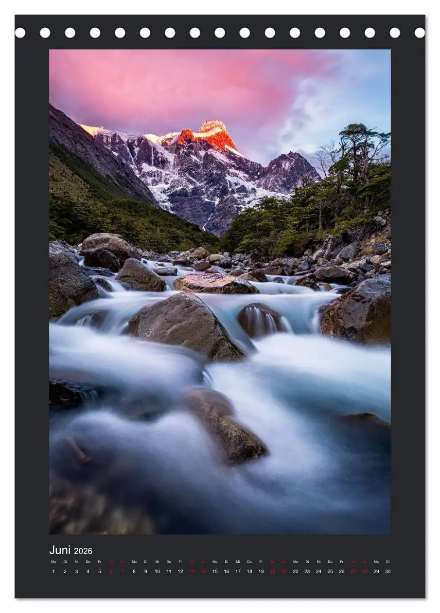 Bild: 9783516416947 | Patagonien: Sehnsuchtsziel am Ende der Welt (Tischkalender 2026 DIN...